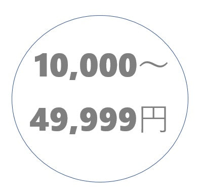 ¥10,000~¥49,999