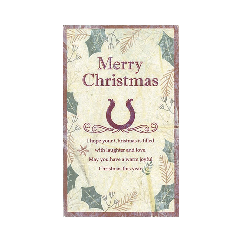 ソラペーパーメッセージカード-クリスマス-馬蹄-１０枚入り